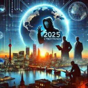 Cybertrends 2025 - womit man rechnen muss Bild: Bing - KI